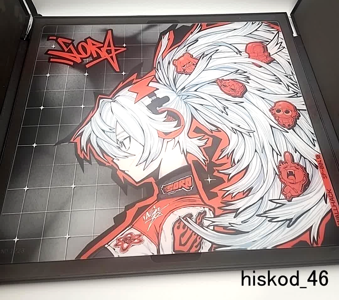 Wallhack SP-004 Drift Sora Limited Edition Glass Mouse Pad Team
