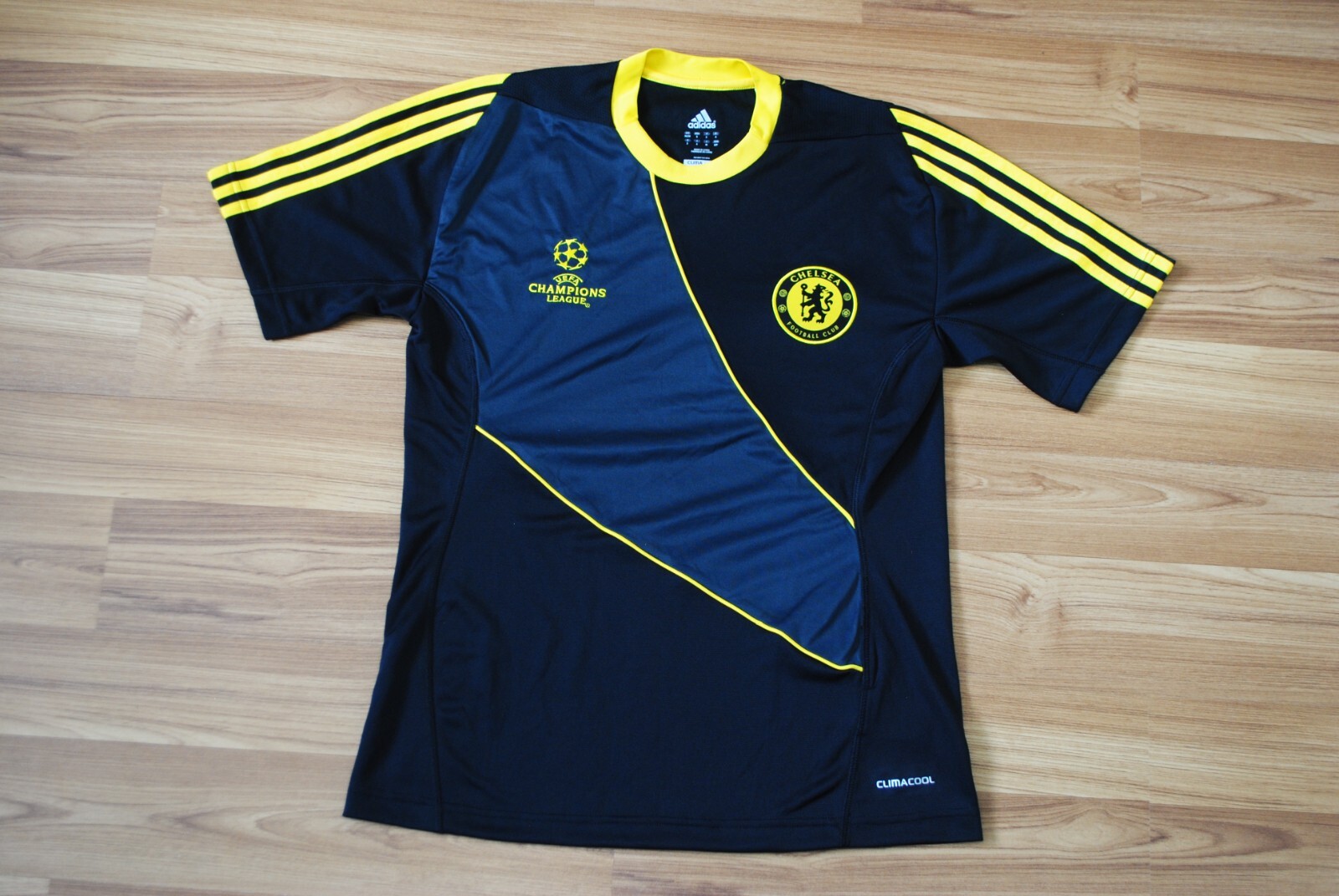 CHELSEA TRAINING JERSEY SHIRT BLACK CHAMPIONS LEAGUE ADIDAS X53528