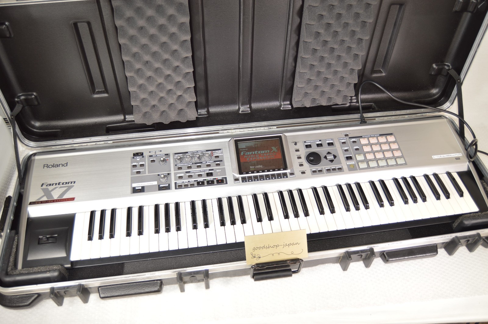 Roland Fantom-X7 76 Key Digital Keyboard Synthesizer Tested W/Hard