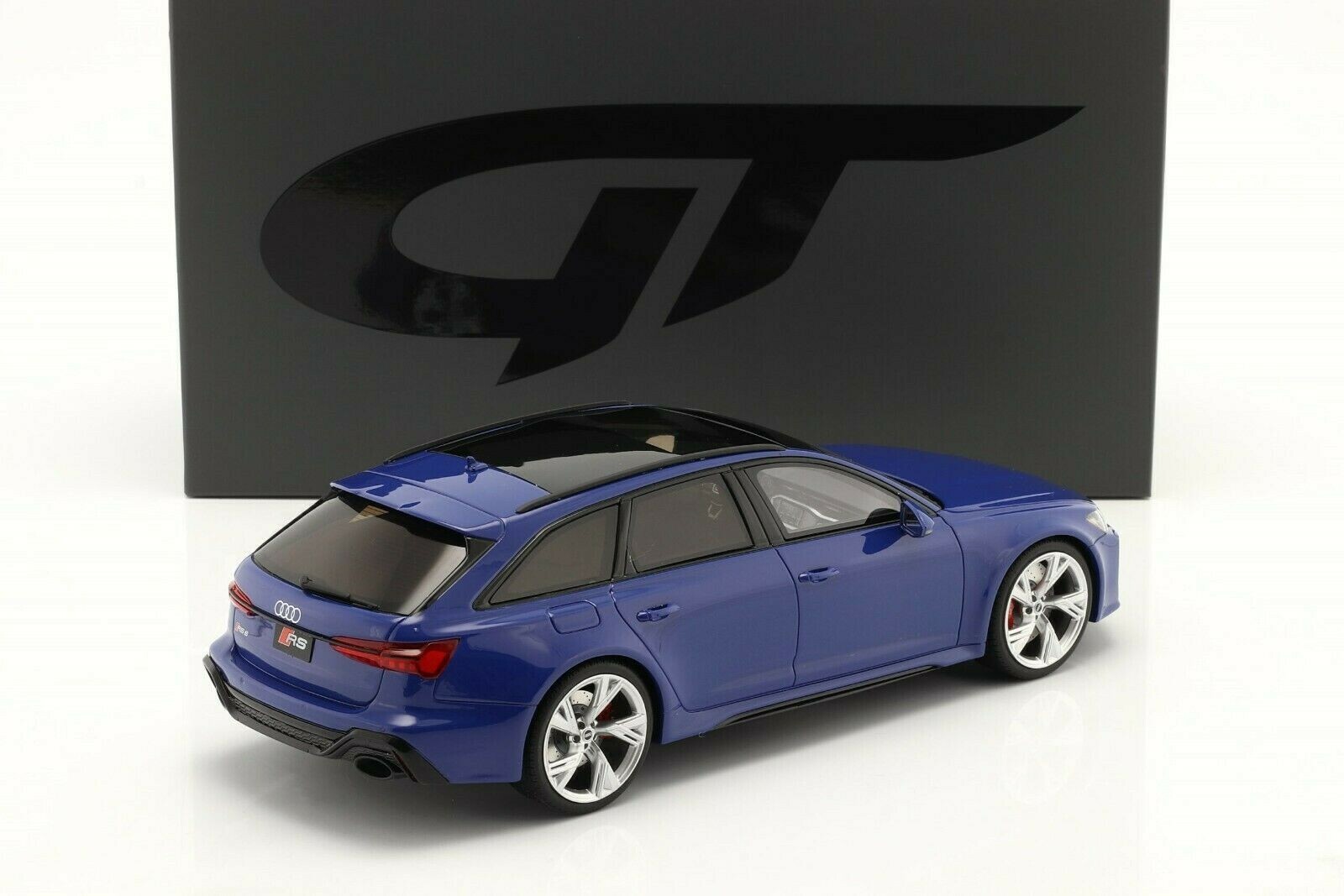 1/18 Audi RS6 Avant Nogaro Blue Resin Model Car by GT Spirit GT854