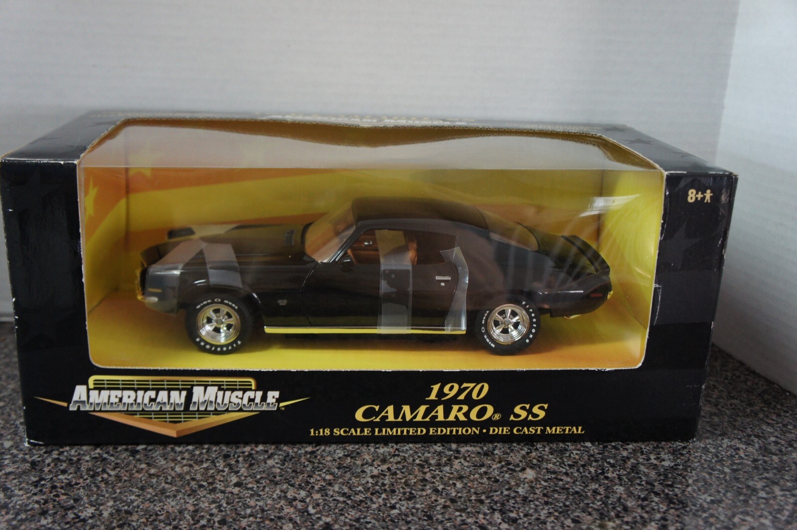 1:18 ERTL American Muscle 1970 Chevy Camaro SS Black #32515 | eBay