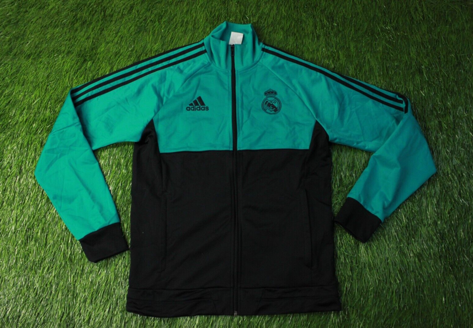 REAL MADRID 2017/2018 FOOTBALL TRACK TOP JACKET TRAINING ADIDAS