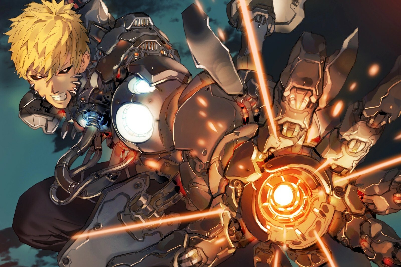 One Punch Man Genos Poster (24x36) inches | eBay