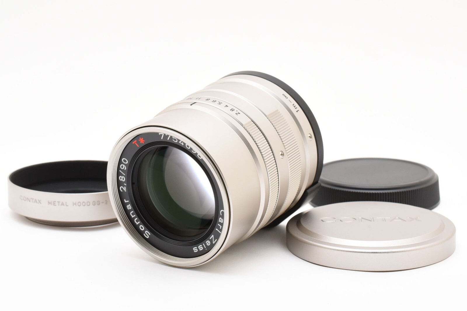 Exc +5] Contax Carl Zeiss Sonnar T* 90mm F/2.8 For G1 G2 From