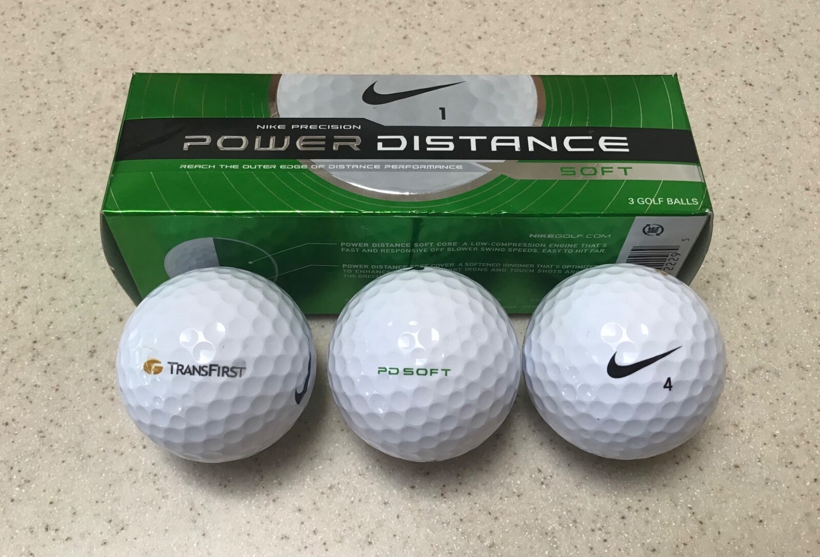 Nike Precision Power Distance Soft Golf Balls - NEW 3 BALL SLEEVE