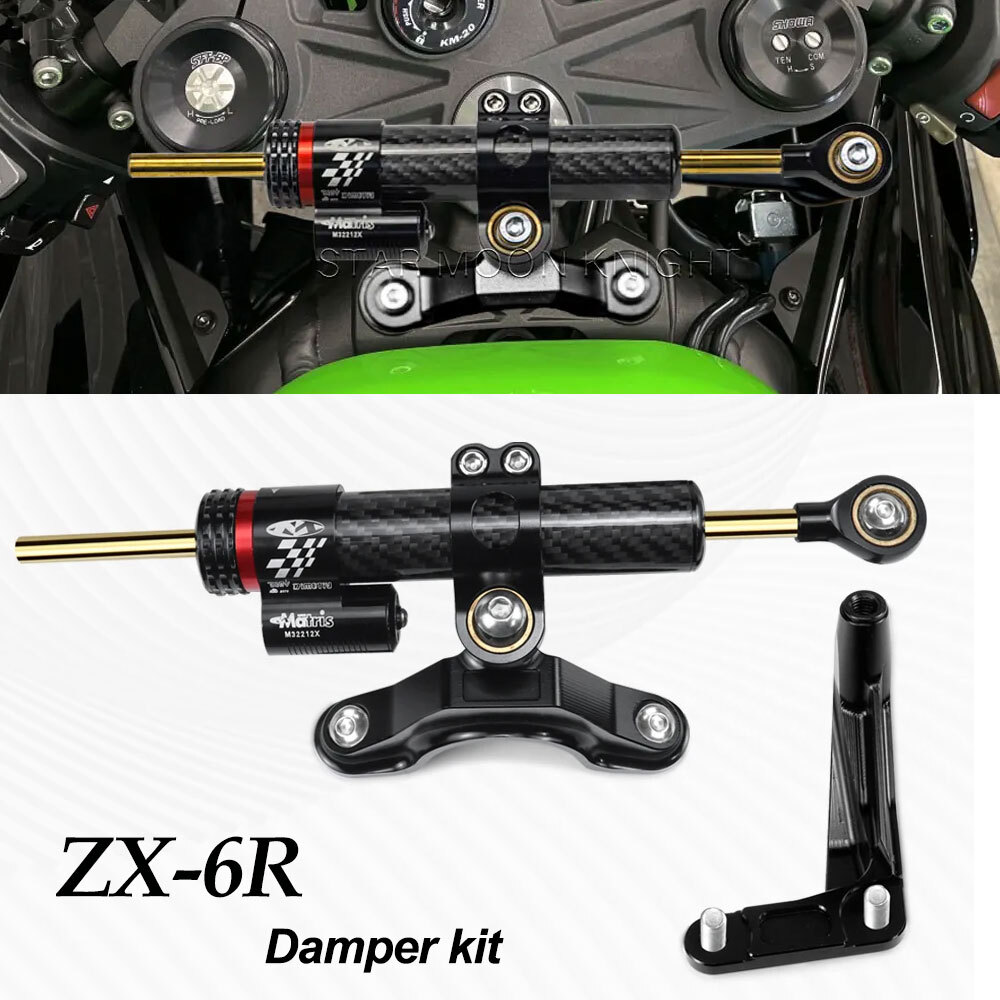 Motorcycle Steering Stabilizer Kit For Kawasaki Ninja ZX-6R 636 ZX