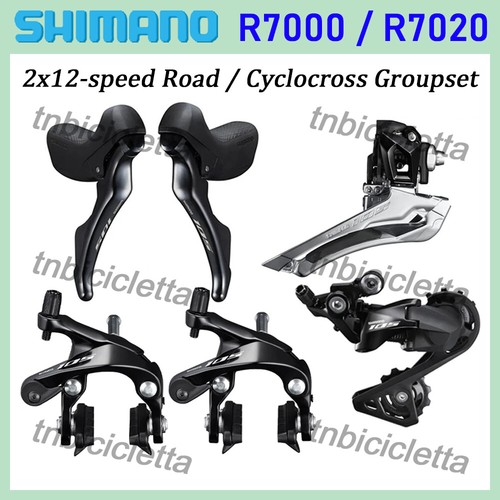 SHIMANO 105 R7000 2X11 Speed Groupset Rim Brake / R7020 Hydraulic