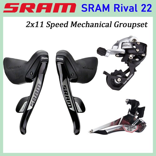 Sram Rival 22 2x11 Speed Groupset Shifter Derailleur Road Gravel