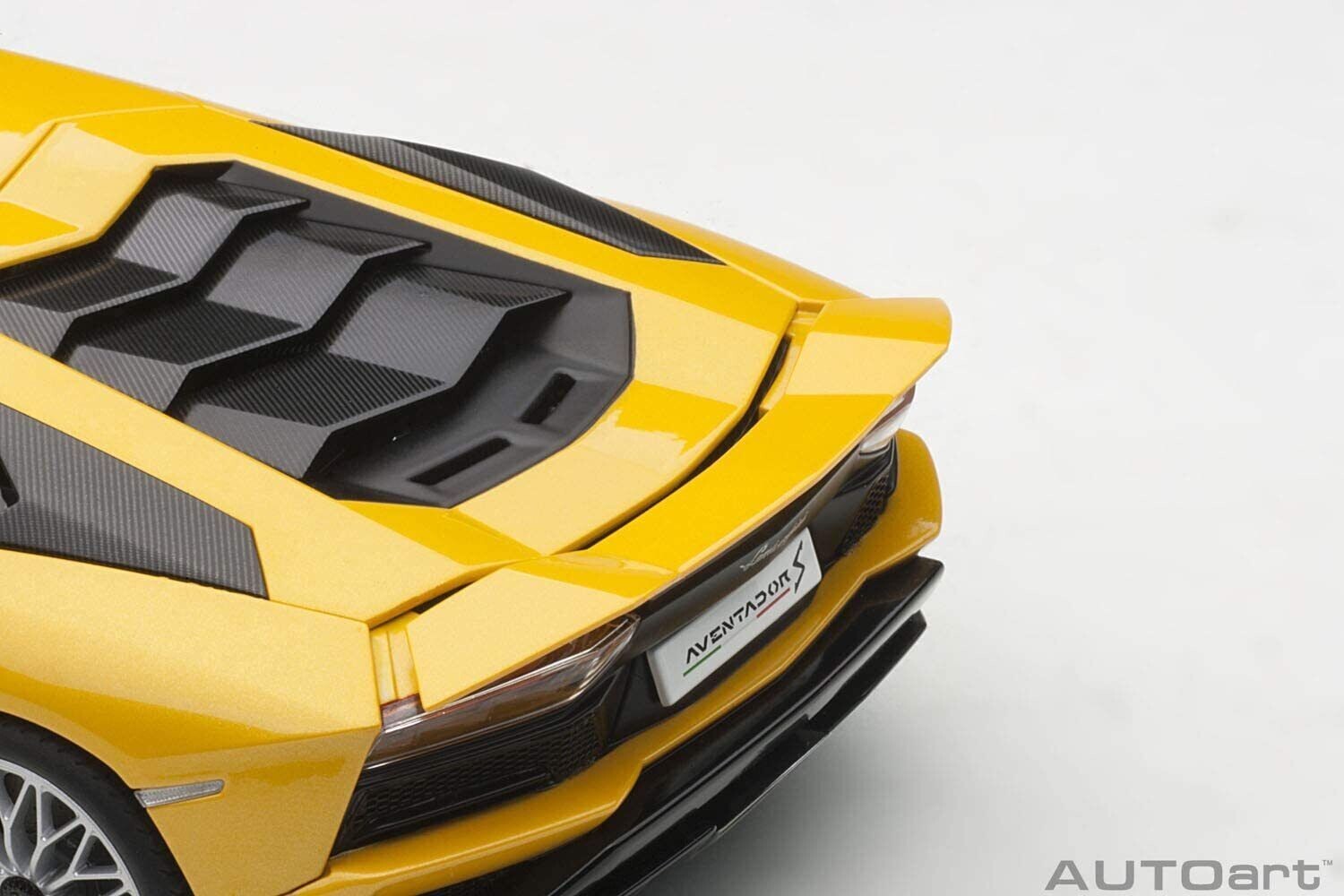 1/18 Lamborghini Aventador S New Giallo Orion/ Pearl Yellow Car By