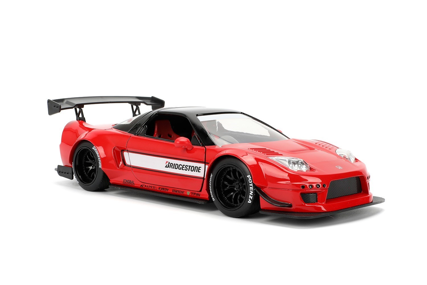 Jada 1:24 JDM 2002 Honda NSX Type-R Japan Spec Red Diecast Model