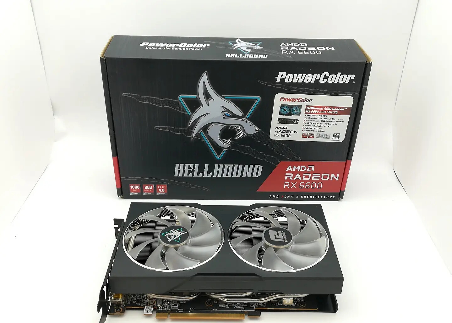 PowerColor Radeon RX 6600 8GB HellHound GDDR6 Video Graphics Card