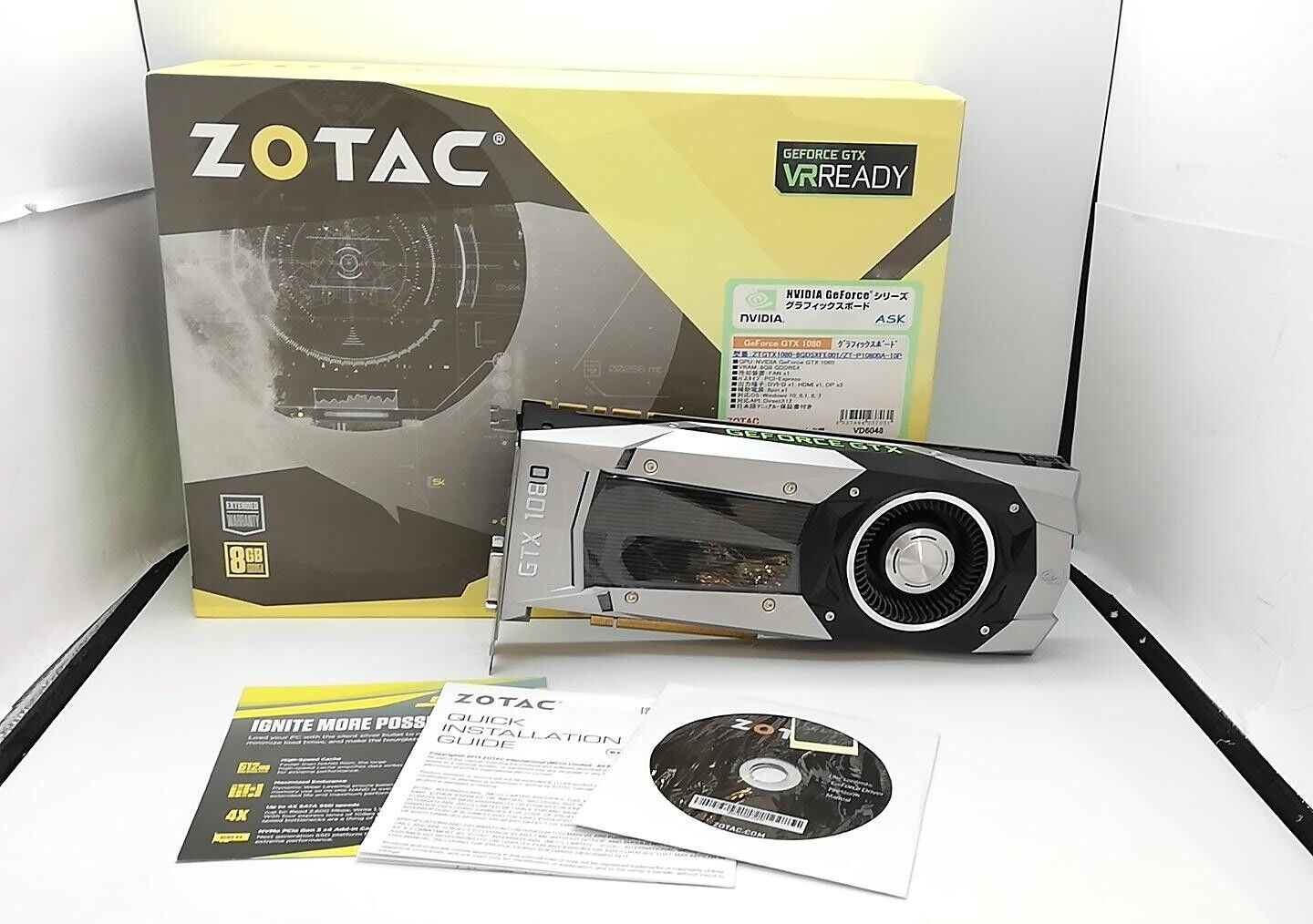 ZOTAC GeForce GTX 1080 Founders Edition ZT-P10800A-10P GTX1080/8GB