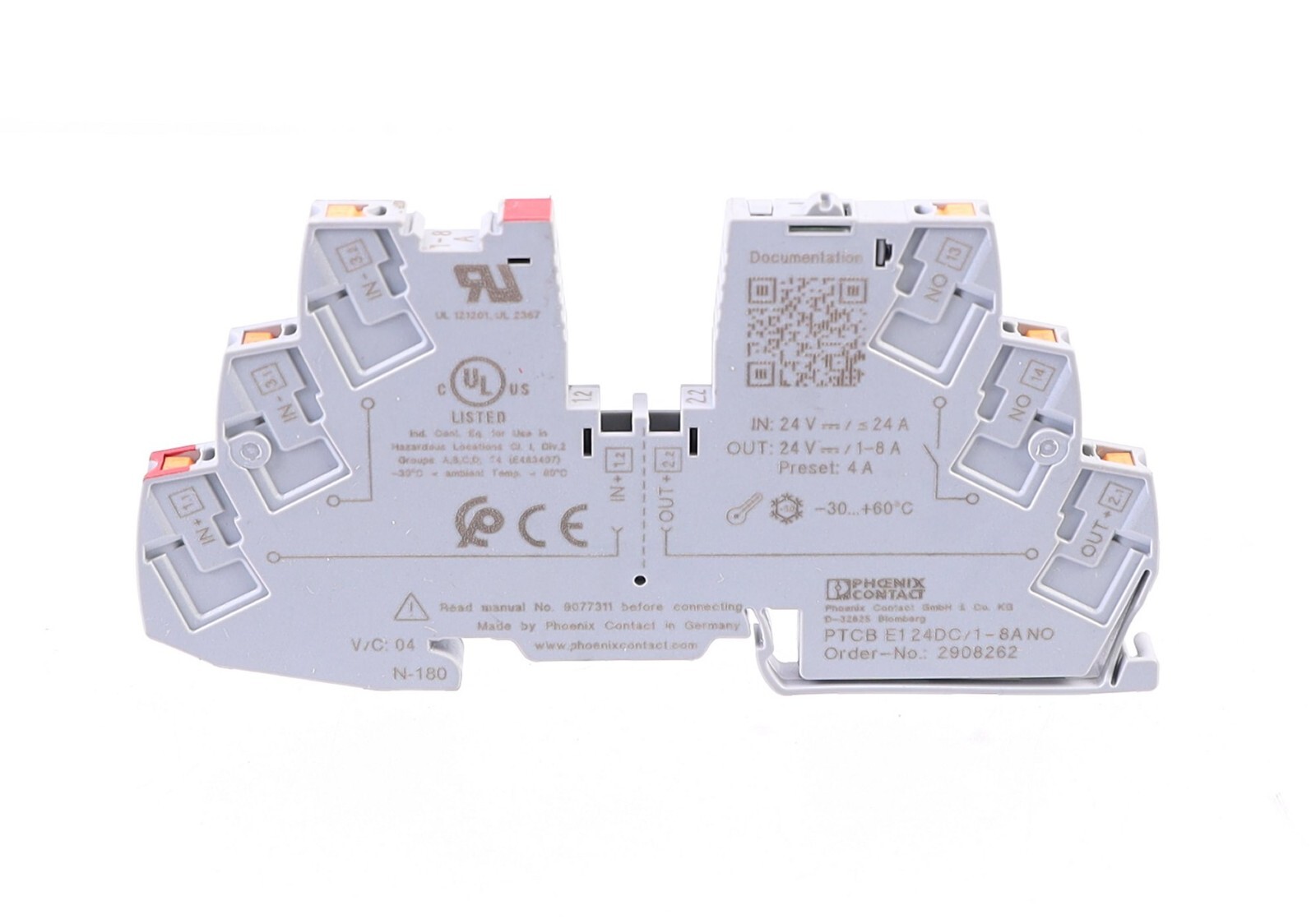PHOENIX CONTACT PTCB E124DC/1-8ANO 2908262 | eBay