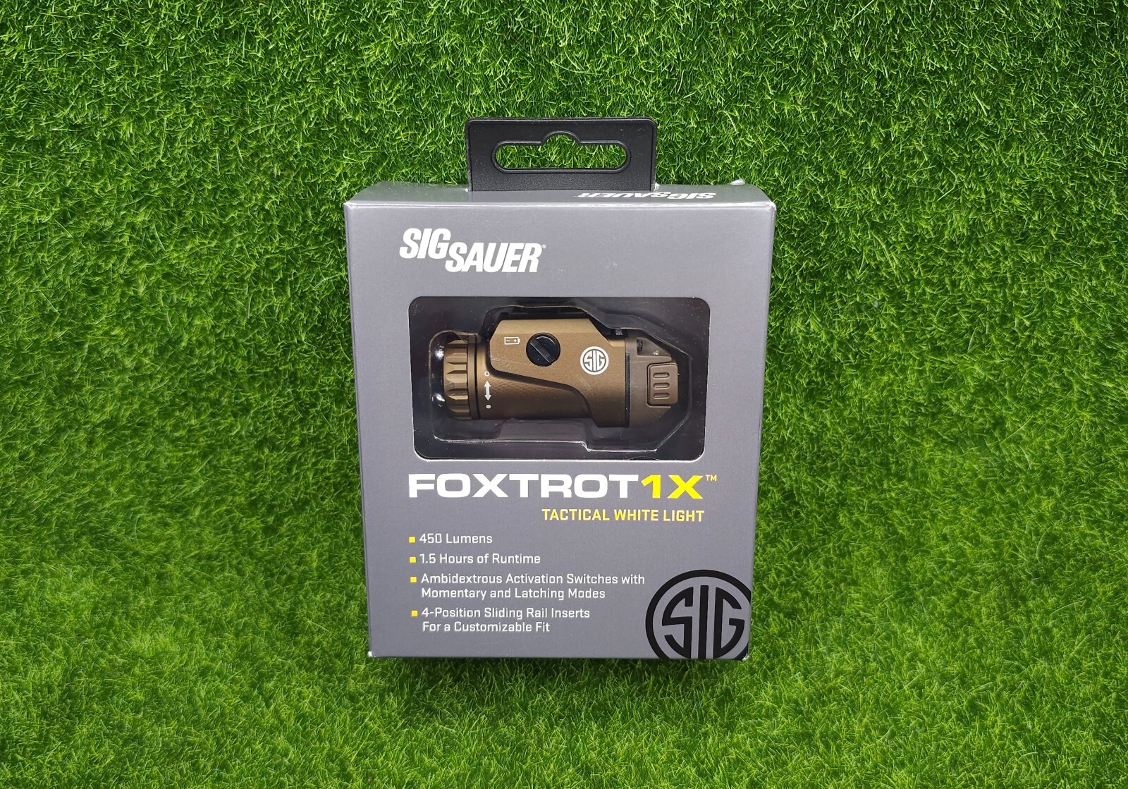 Sig Sauer FOXTROT1X Tactical Weapon Mounted LED Light, 450 Lumens