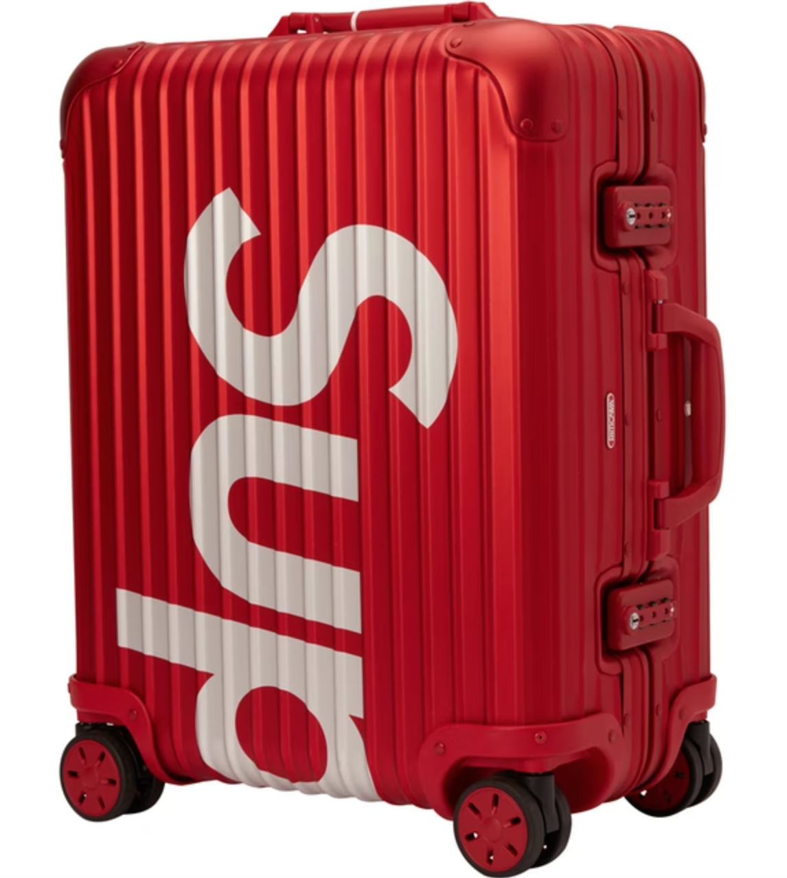 NEW Supreme RIMOWA Topas Multiwheel 45L Red SS18 box logo carry-on