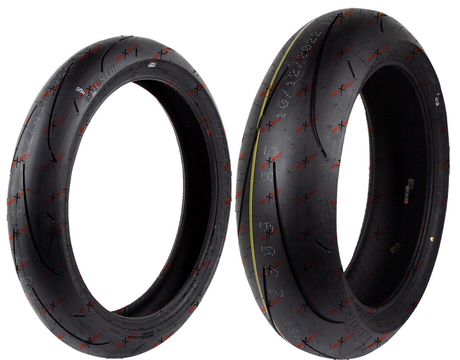 Dunlop Q5S 200/55ZR17 120/70ZR17 Sportmax Front Rear Motorcycle