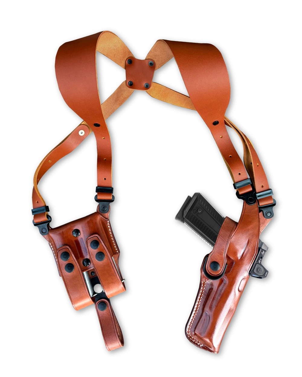 Optic Ready Vertical Shoulder Holster Kimber 1911 Compact w/Out