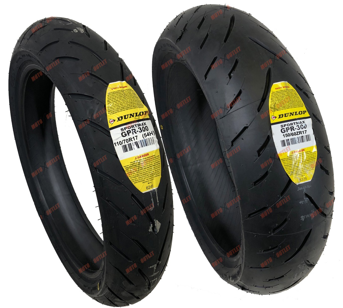 Dunlop Sportmax GPR-300 110/70ZR17 150/60ZR17 Front & Rear