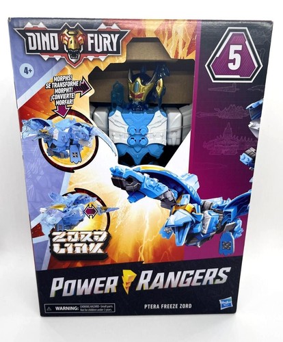 Power Rangers Dino Fury Ptera Freeze Zord Link F4210 Kishiryu