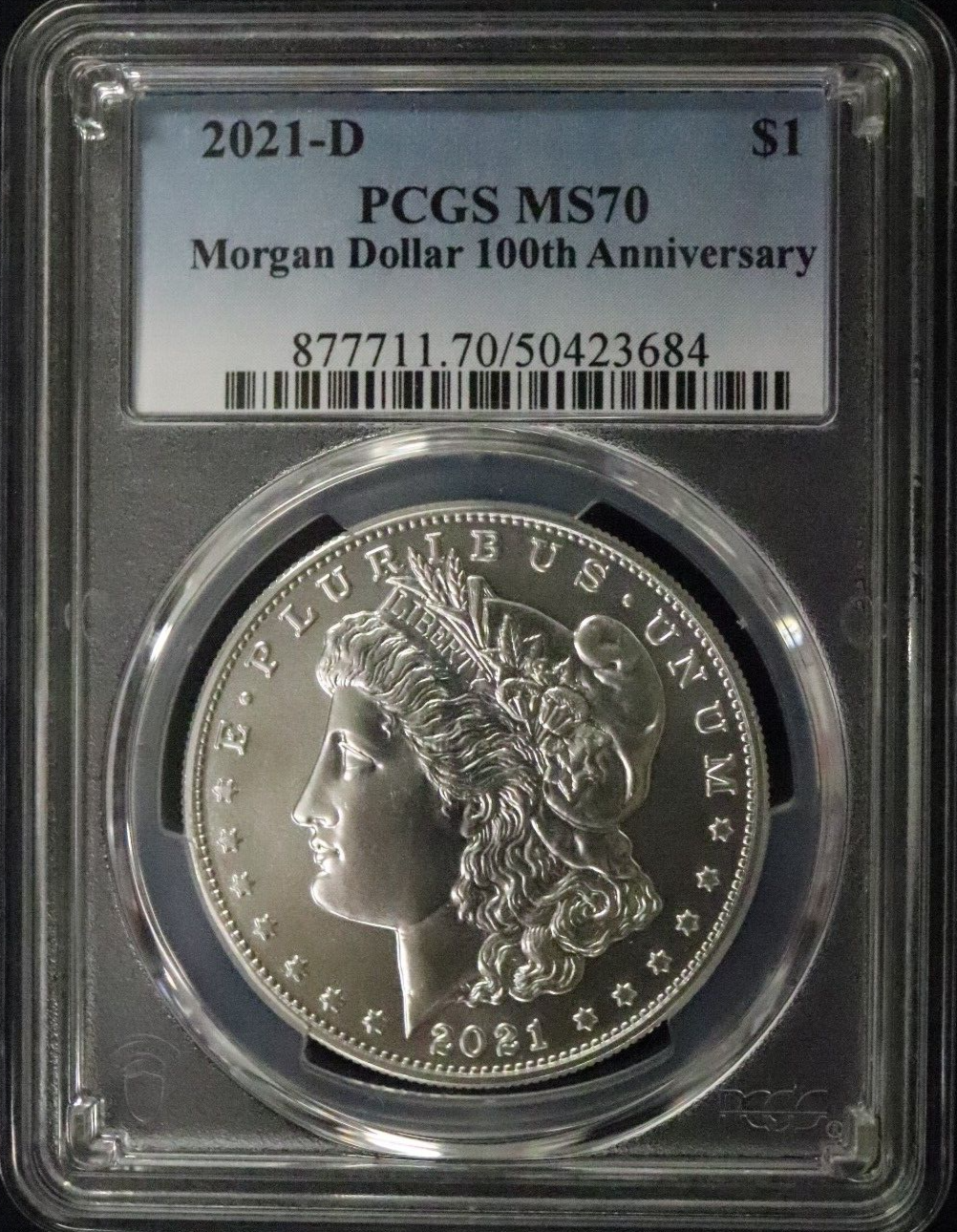 2021-D Morgan $1 PCGS Certified MS70 100th Anniversary of the