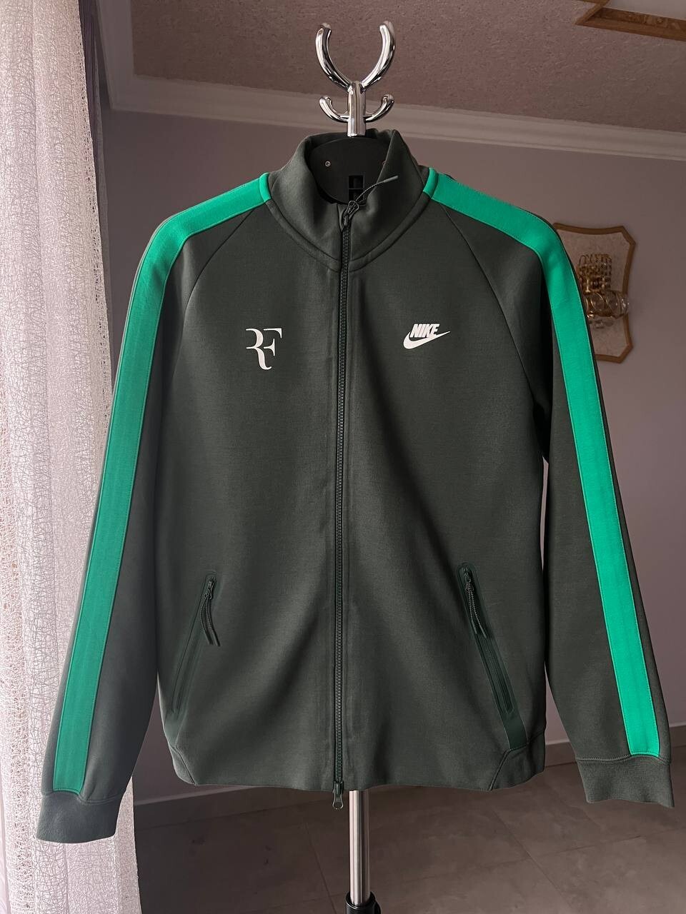 RF ROGER FEDERER 2016 AUSTRALIAN OPEN TENNIS N98 JACKET GREEN NIKE