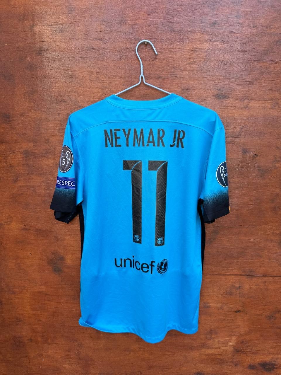 FC BARCELONA 2015/2016 THIRD FOOTBALL SHIRT JERSEY NIKE SIZE M