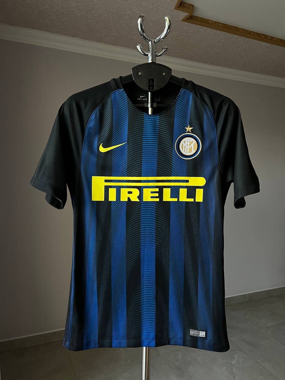INTER MILAN 2016 2017 HOME FOOTBALL SOCCER SHIRT JERSEY NIKE