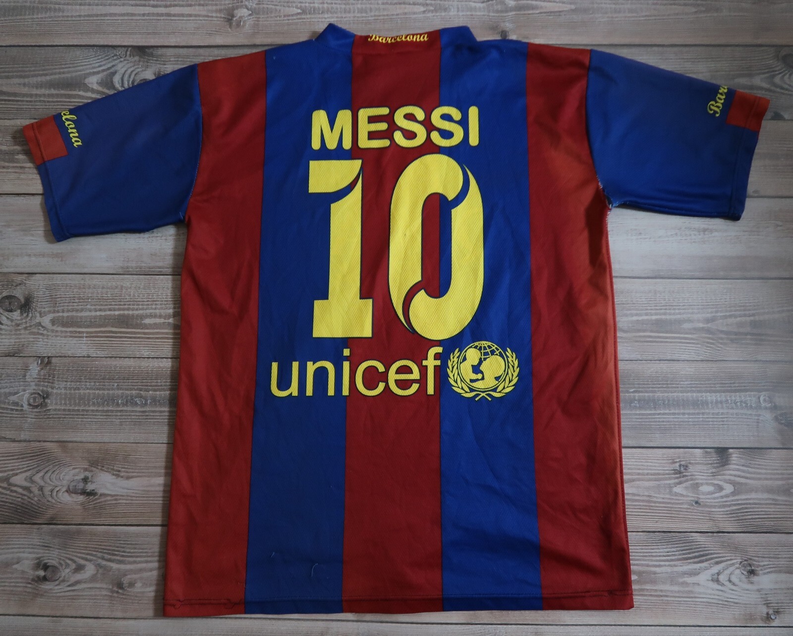 FC Barcelona Lionel Messi #10 Football shirt, Men`s Size S/m | eBay