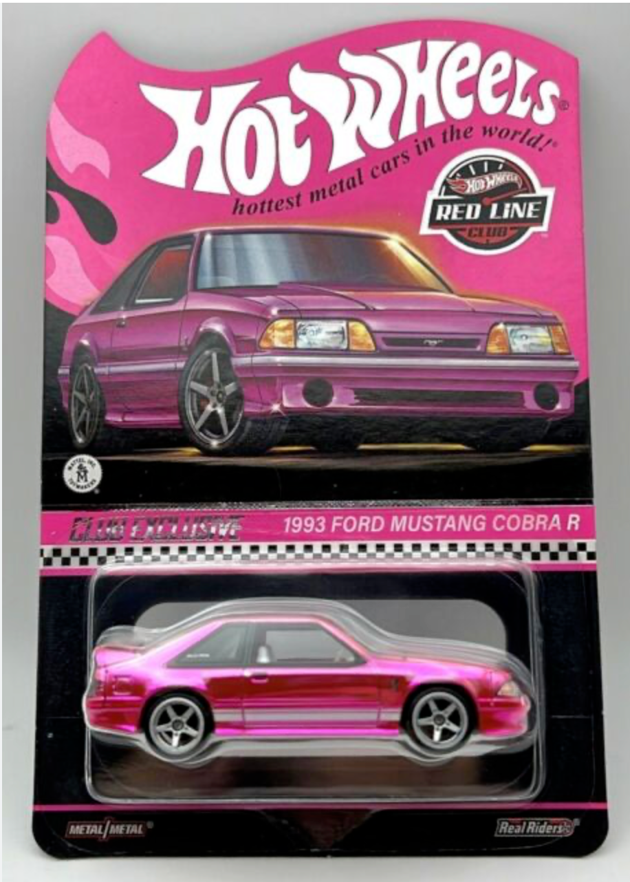 2024 Hot Wheels RLC Exclusive Pink Edition 1993 Ford Mustang Cobra