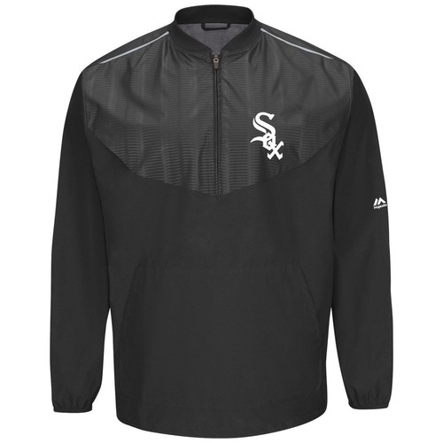 MAJESTIC AUTHENTIC THERMA BASE CHICAGO WHITE SOX FULL ZIPP JACKET