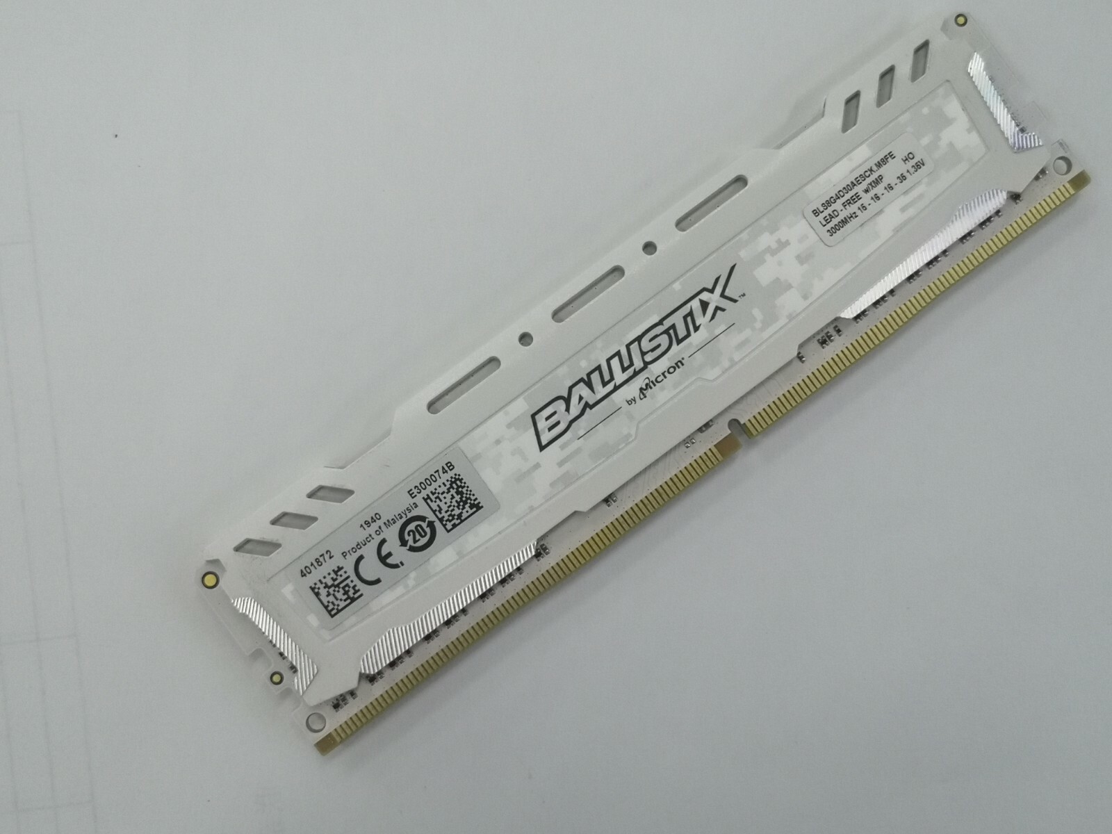 Crucial 8GB DDR4 3000 Desktop DIMM RAM XMP Ballistix by micron PC4
