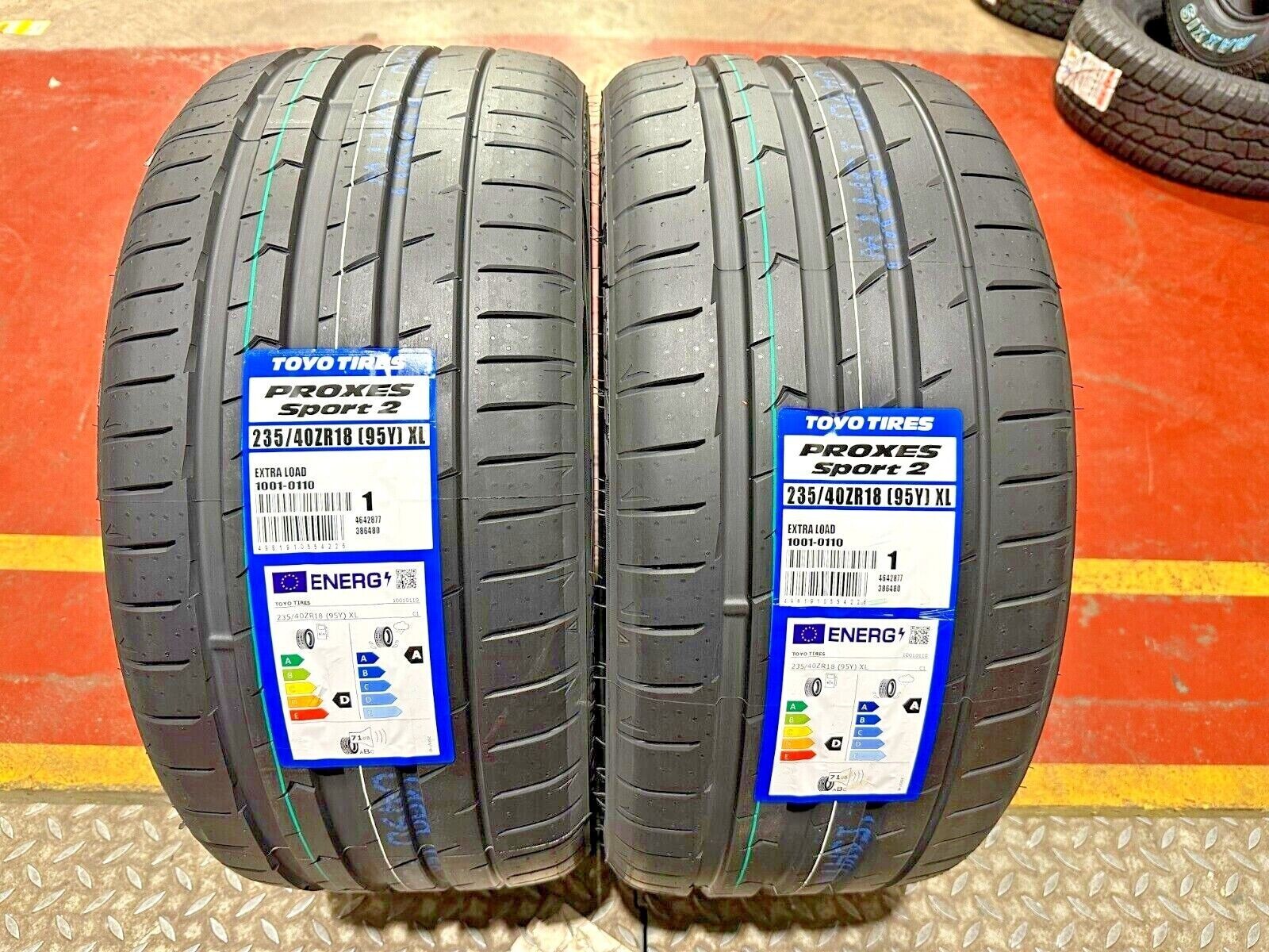 X2 235 40 18 TOYO PROXES SPORT 2 TYRES 235/40ZR18 95Y XL AMAZING