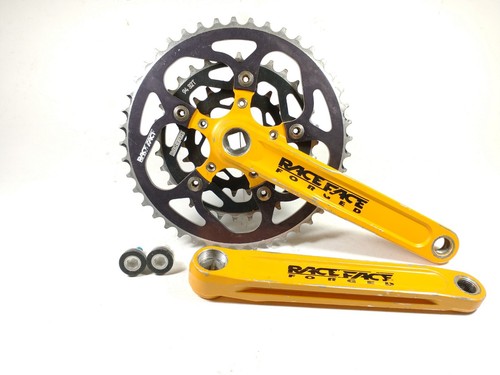 Vintage Race Face Turbine LP 94/58 BCD square taper crankset (44