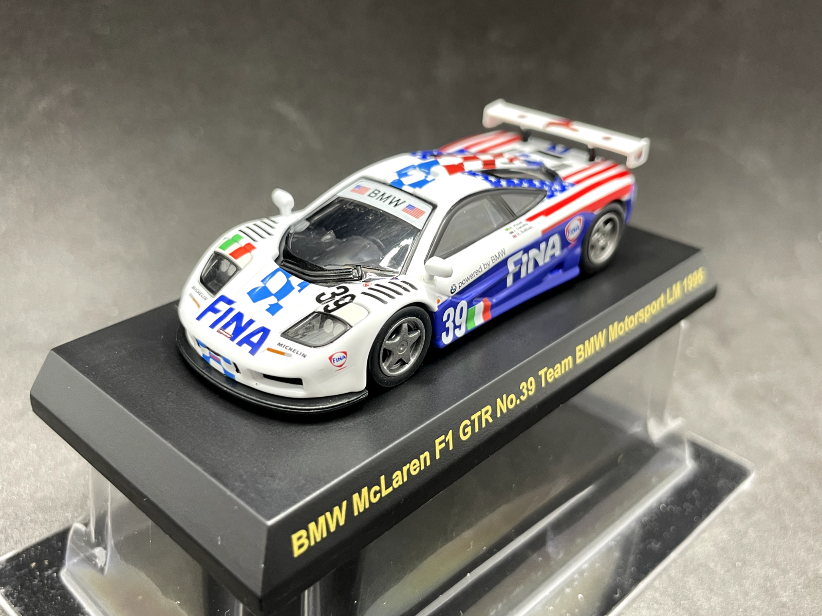 Kyosho 1/64 Mclaren F1 GTR collection No.39 Team BMW MS LM 1996