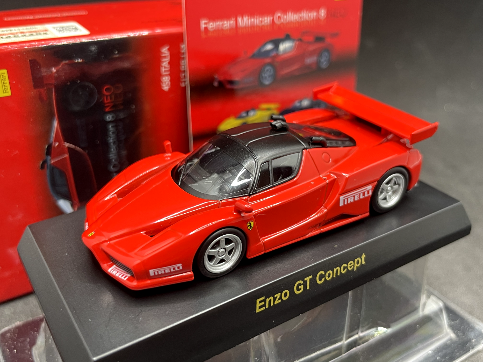 Kyosho 1/64 Ferrari collection 8neo Enzo GT Concept Red Diecast