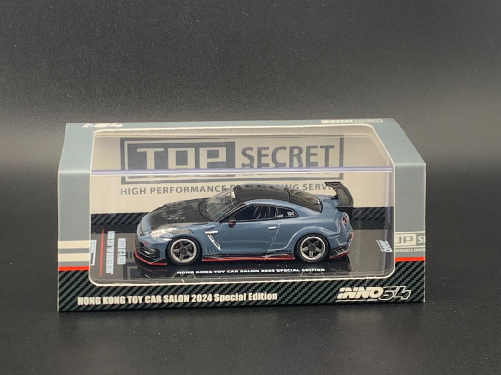 Inno64 Nissan GT-R R35 Nismo 2024 Top Secret Hong Kong Toy Car