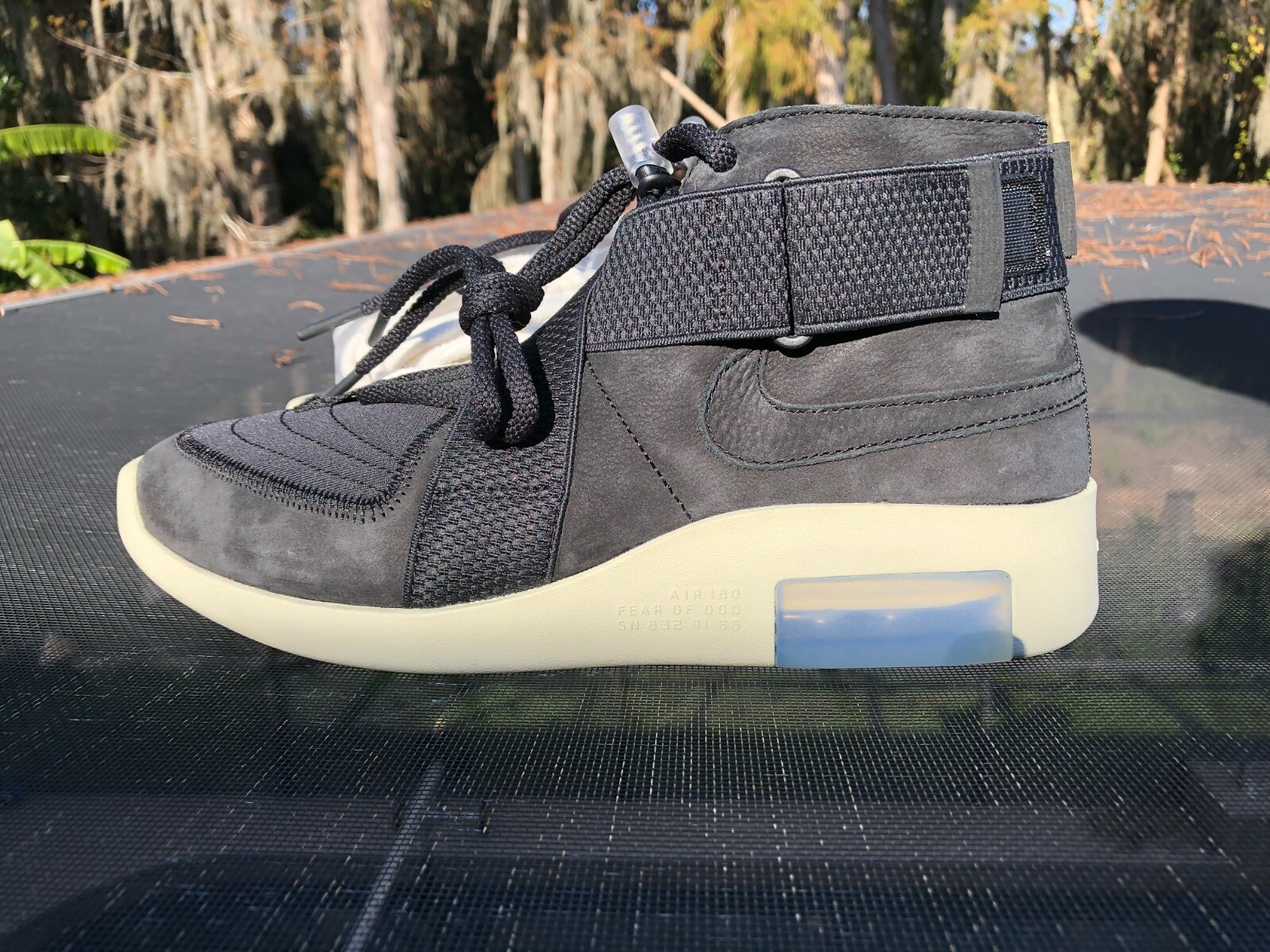 New Nike Air Fear Of God Raid Black Size 7.5 (AT8087-002) | eBay