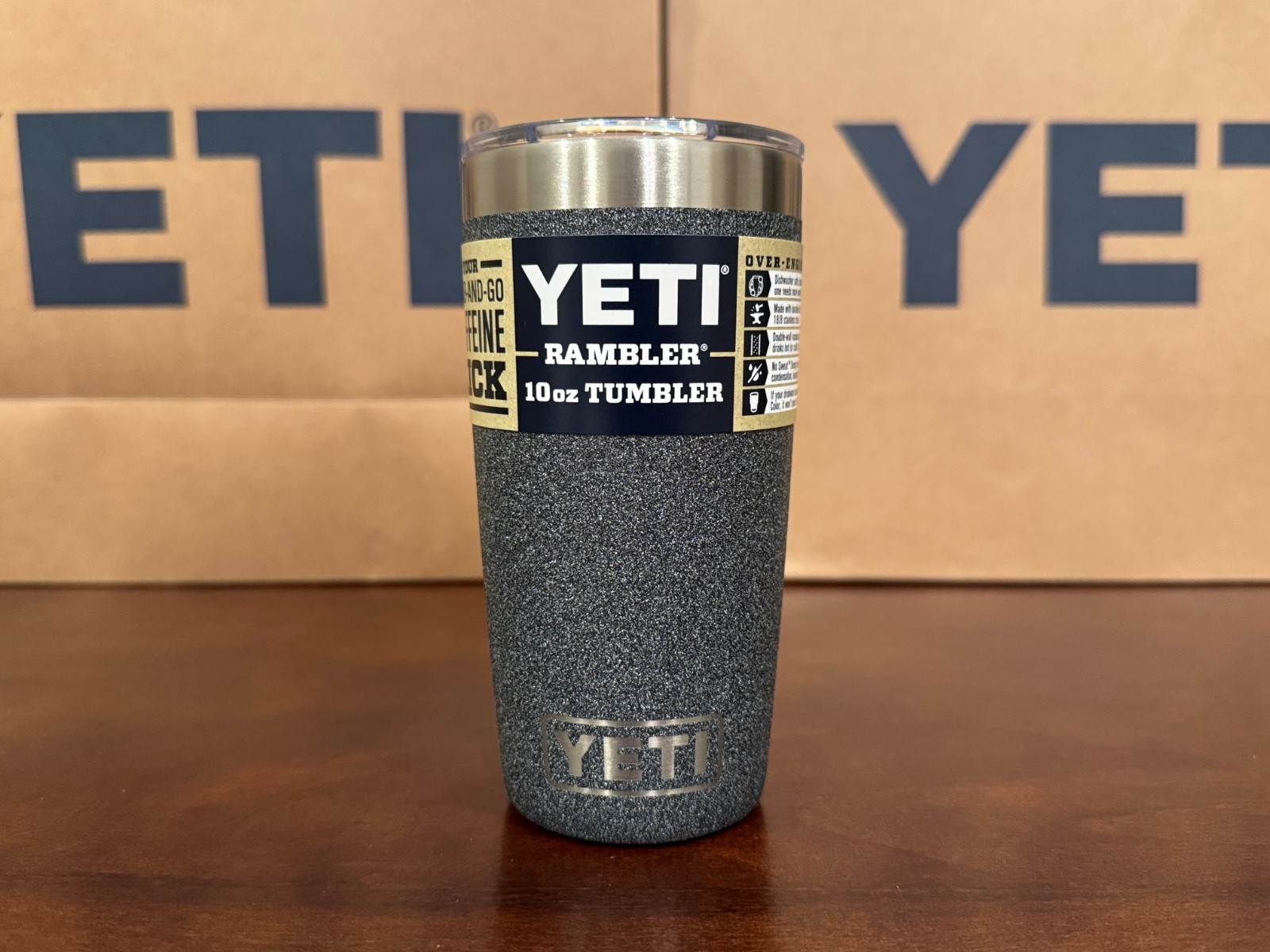 YETI BLACK STONE RAMBLER 10 oz TUMBLER MUG CUP - BRAND NEW - SOLD
