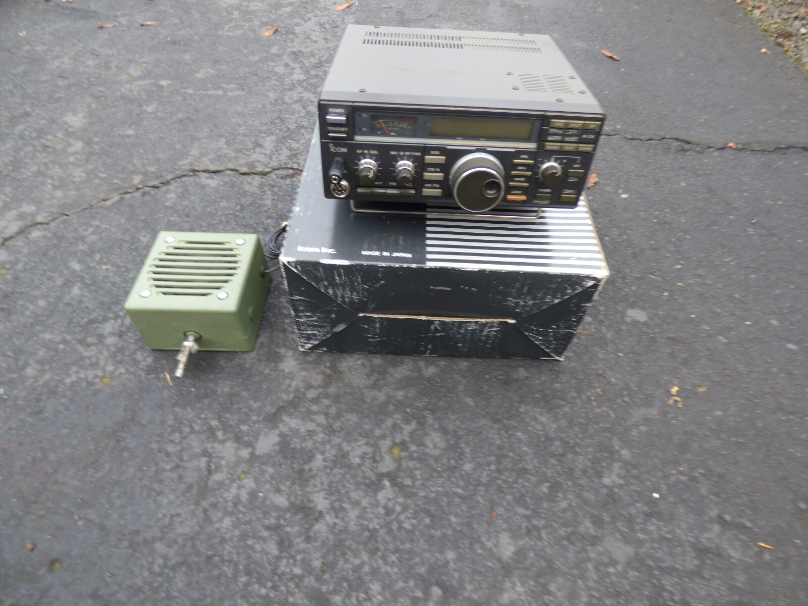 Icom IC-726 transciever w/external speaker | eBay