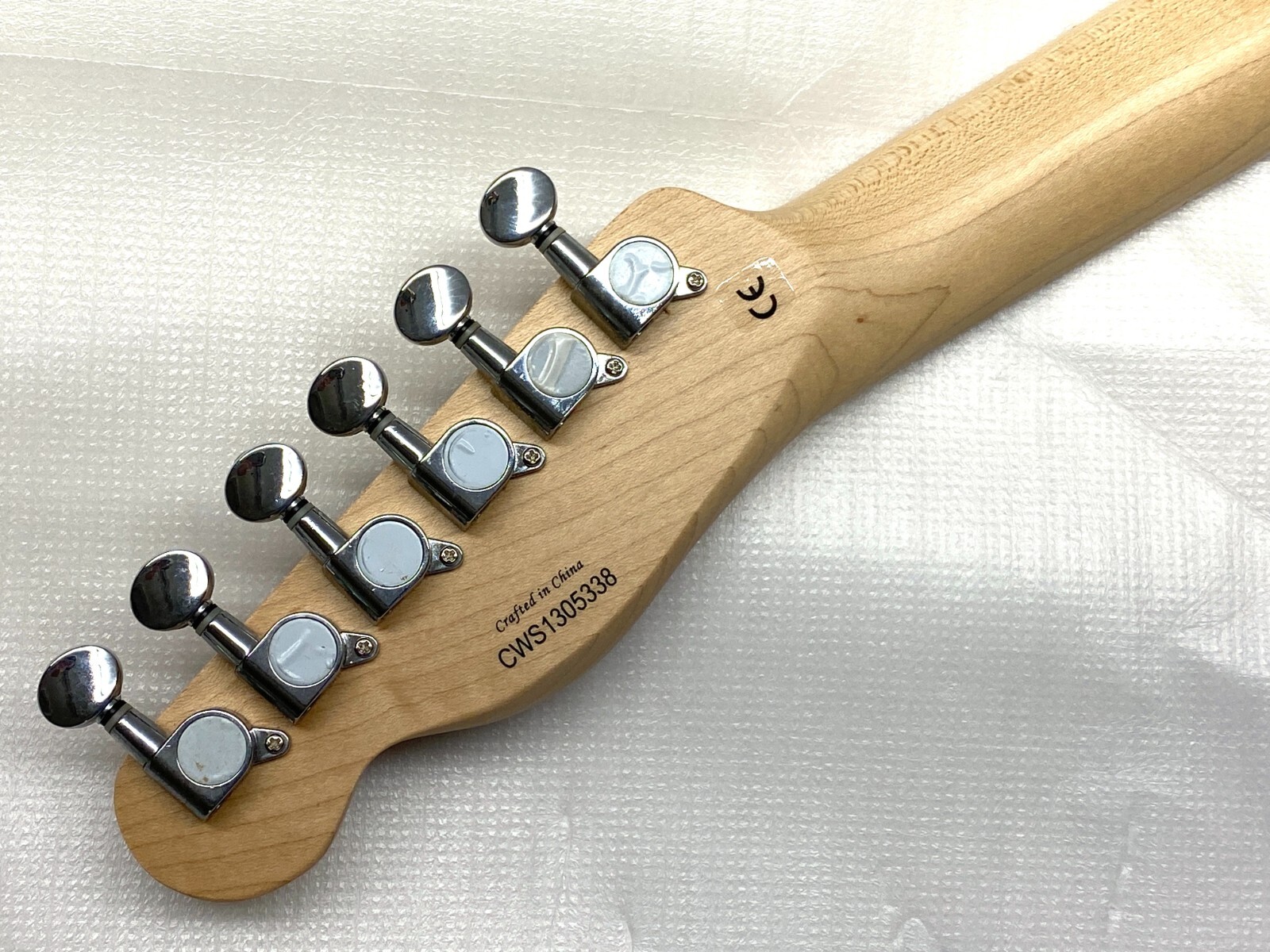 Genuine Fender Squier TELE NECK w/STRAT HEEL Maple