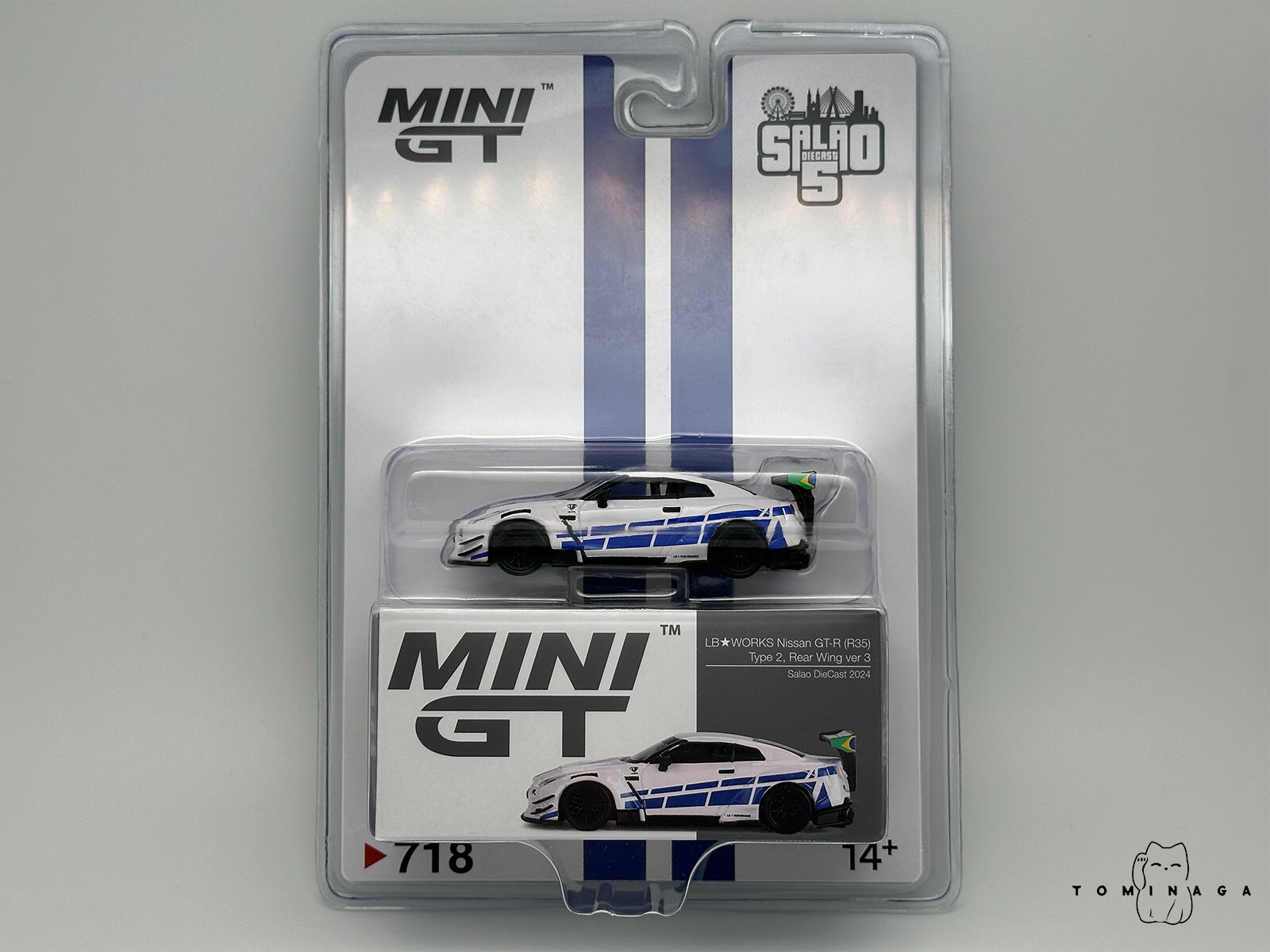 Mini GT 718 LB WORKS Nissan GT-R R35 Type 2 Rear Wing Ver 3 Salao