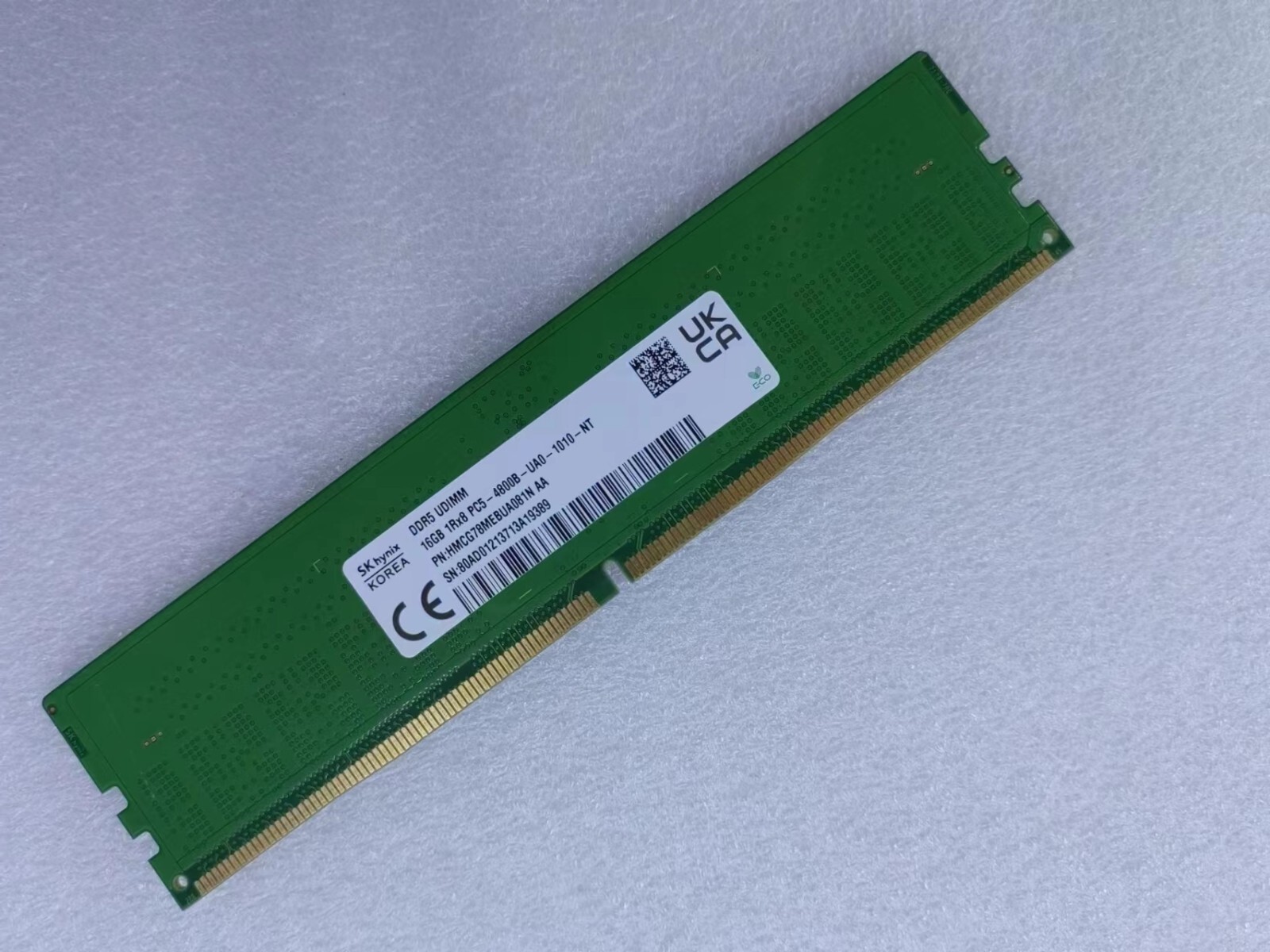 SK hynix DDR5 8GB 計16GB 4800MHz メモリ New SK Hynix 16GB (2X 8GB