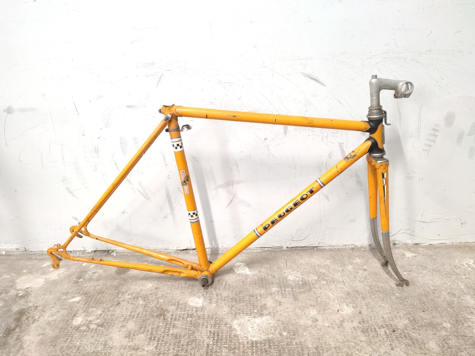 P vintage telaio frame corsa Road Peugeot PR10 50 X 53 bici bike