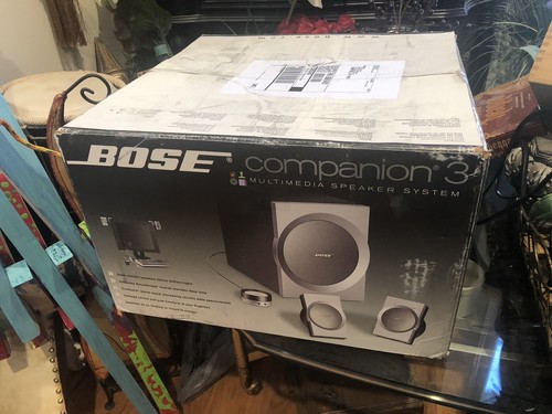 BOSE Companion 3 Series 1 Multimedia Speaker System Set Deep Bass