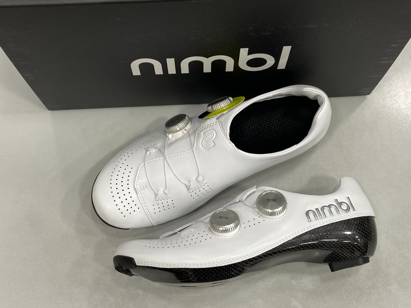 Nimbl Exceed Ultimate Glide Road Cycling Shoes (EU39-EU45) White