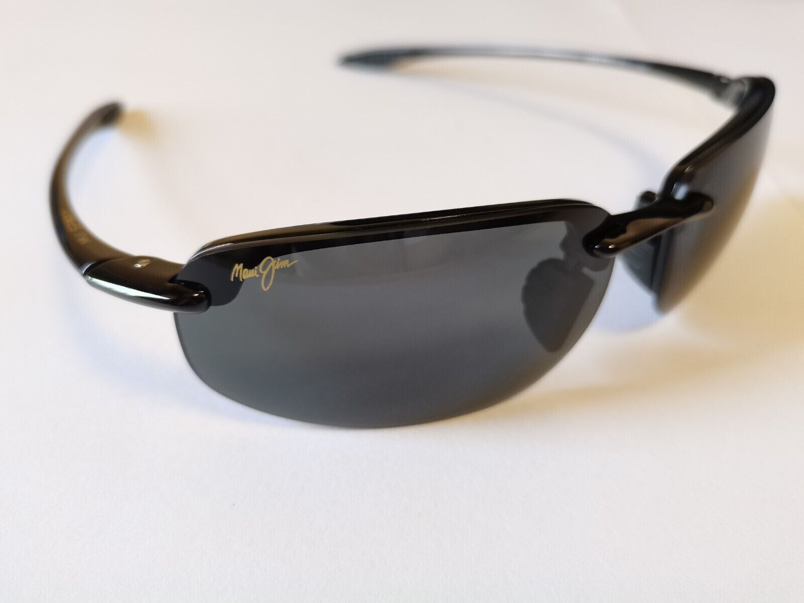Maui Jim Sport Sunglasses Ho'Okipa MJ-407-02 Black Wrap Frames