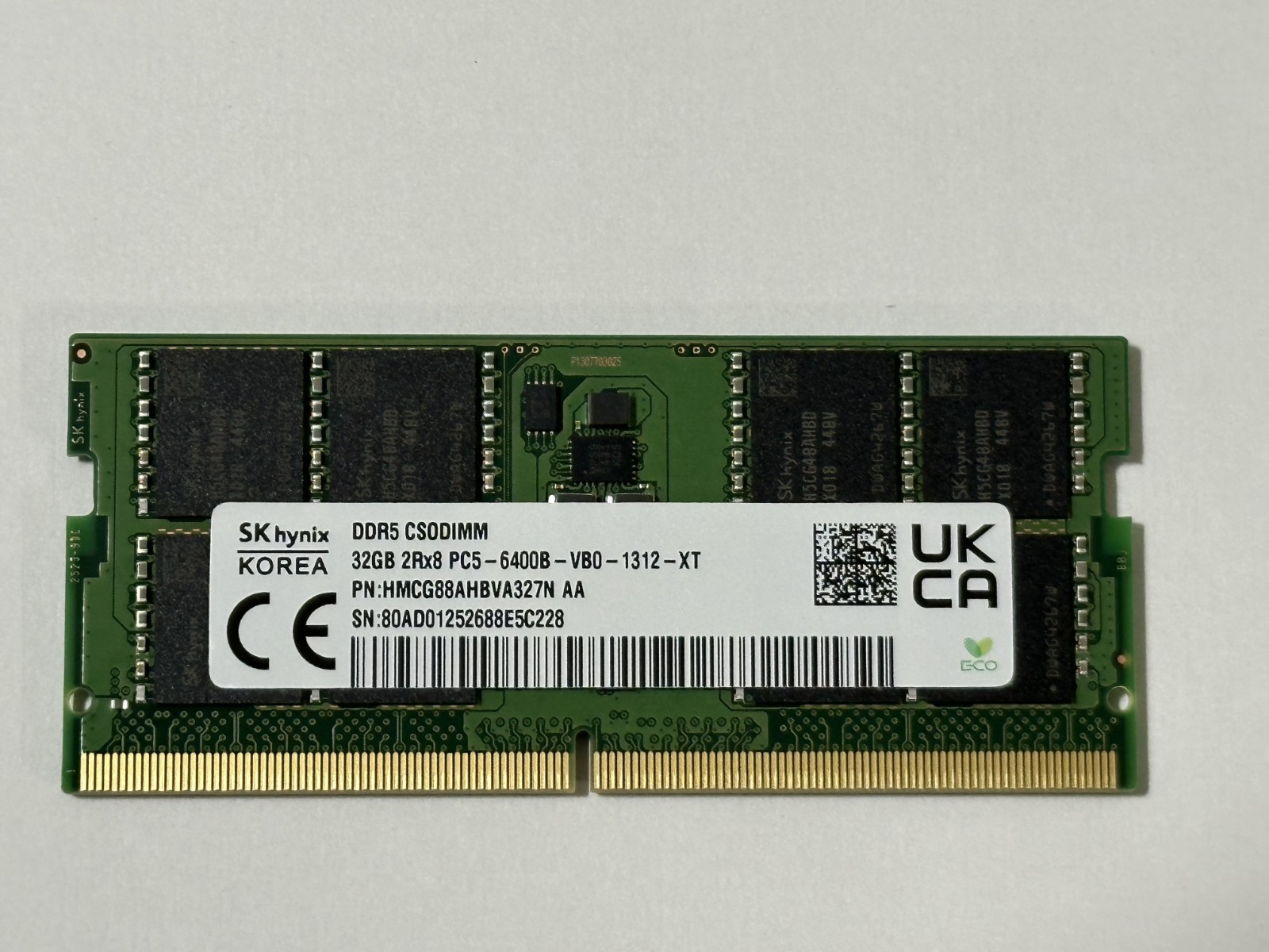 OEM) SK hynix - 32GB DDR5-6400 CSODIMM -HMCG88AHBVA327N AA | eBay