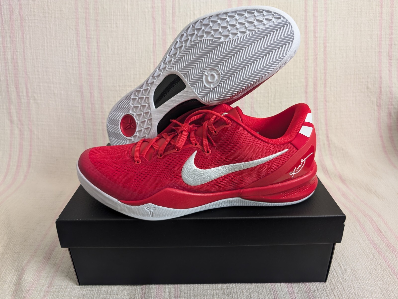 Nike Kobe 8 Protro University Red White Team Bank HF9550-600 Men's