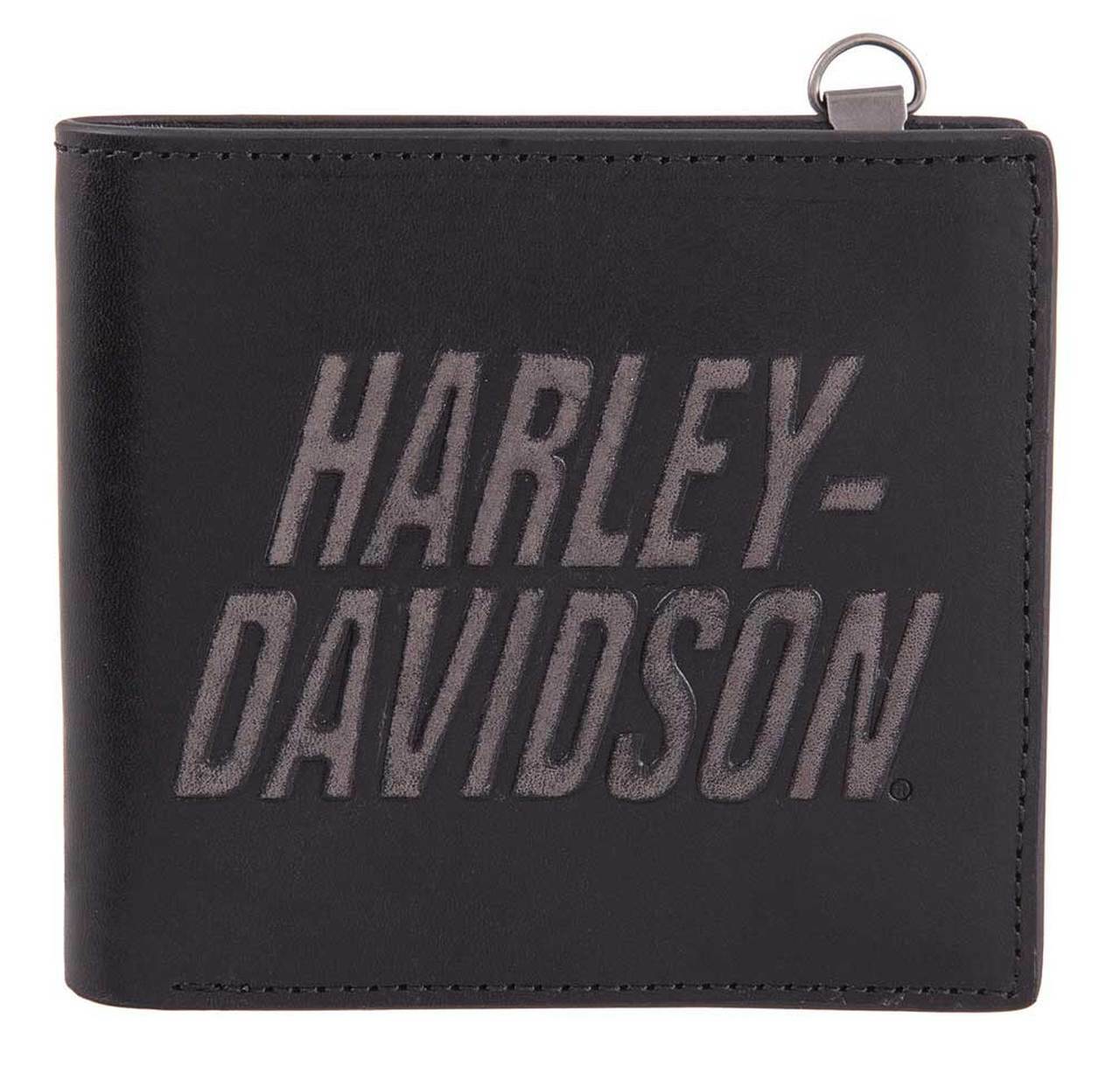 Harley-Davidson GENUINE Men's Distressed LEATHER Black Leather