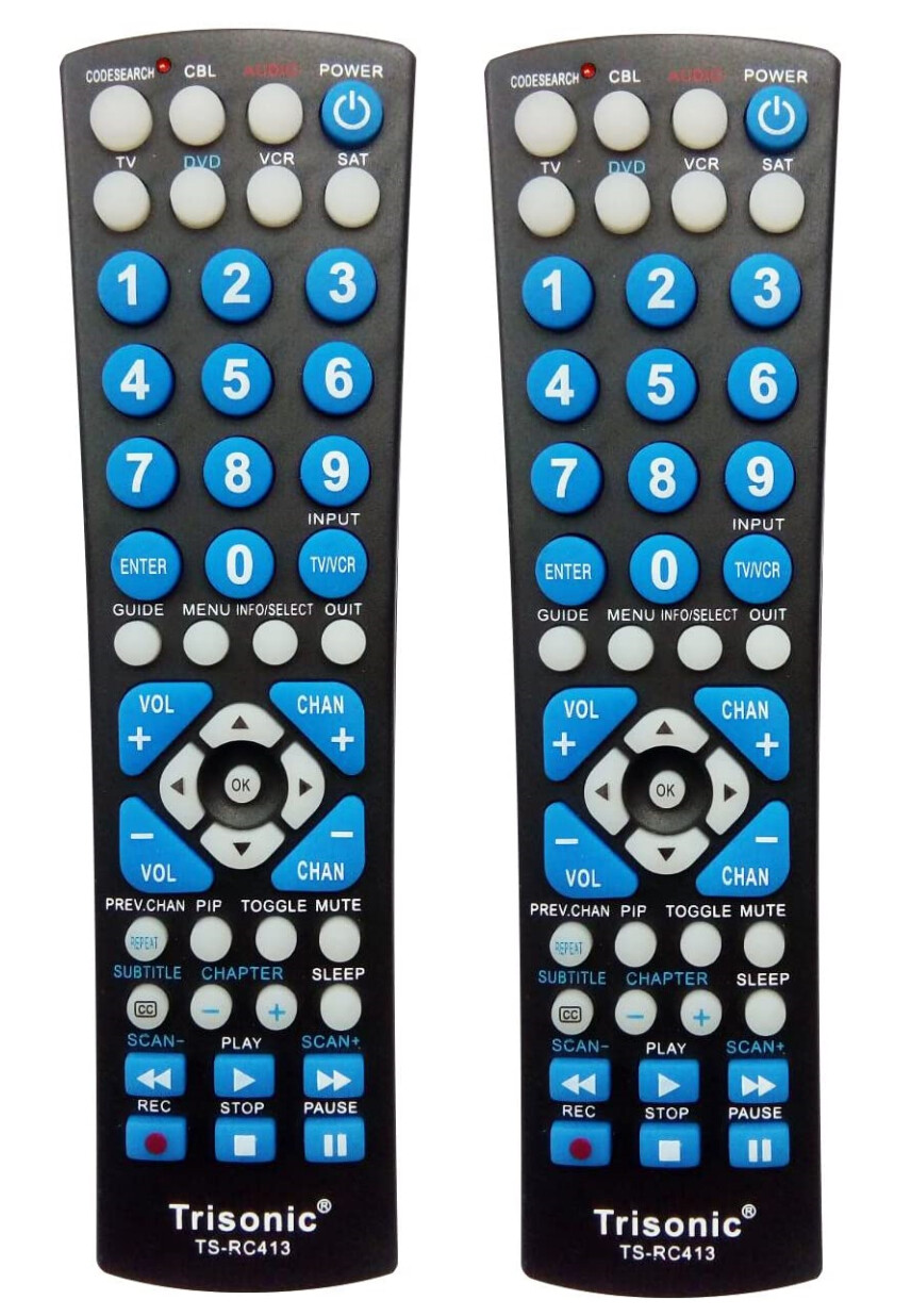 Trisonic 6 Way All in One Universal Remote Control Programmable 2
